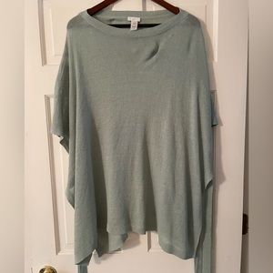 JJill linen viscose pullover OS in like new condition. Fits generously